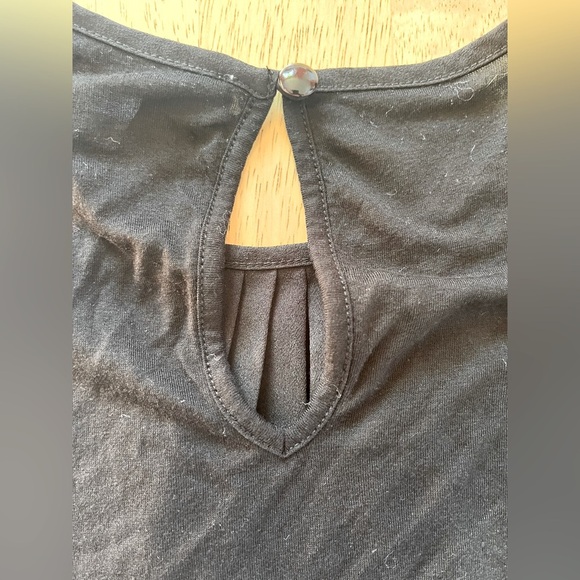 FRENCH CONNECTION  Swing Tank Solid Black Sleeveless Crew Neck Rayon XS - Picture 6 of 6